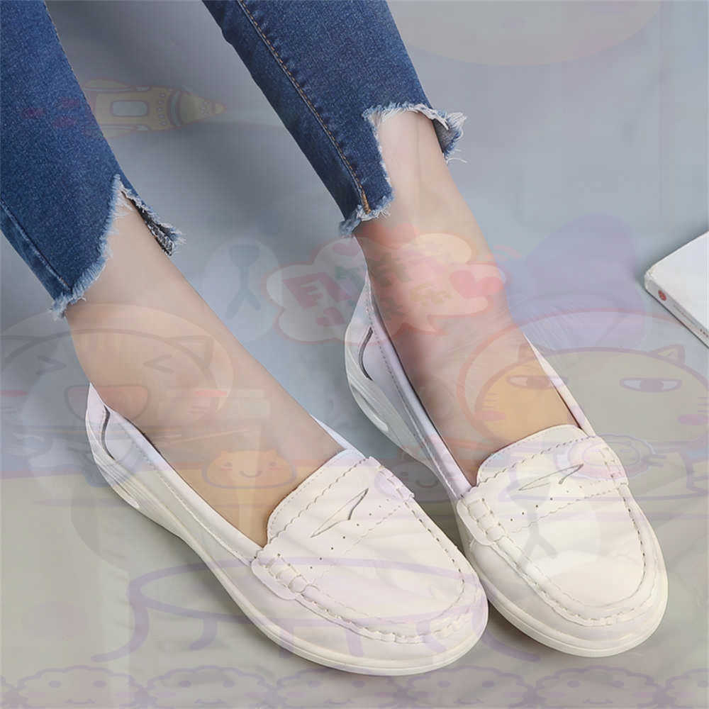 Streetwear Brand Best - Soft Slip-on Womens Large Size Shoes
