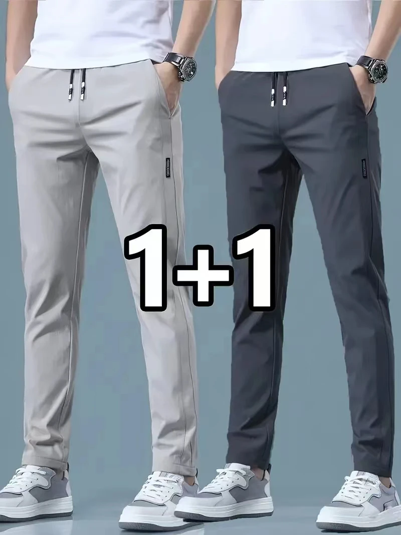 2026 2 Pieces Men's Casual Ice - Streetwear Brands ulasan dan harga