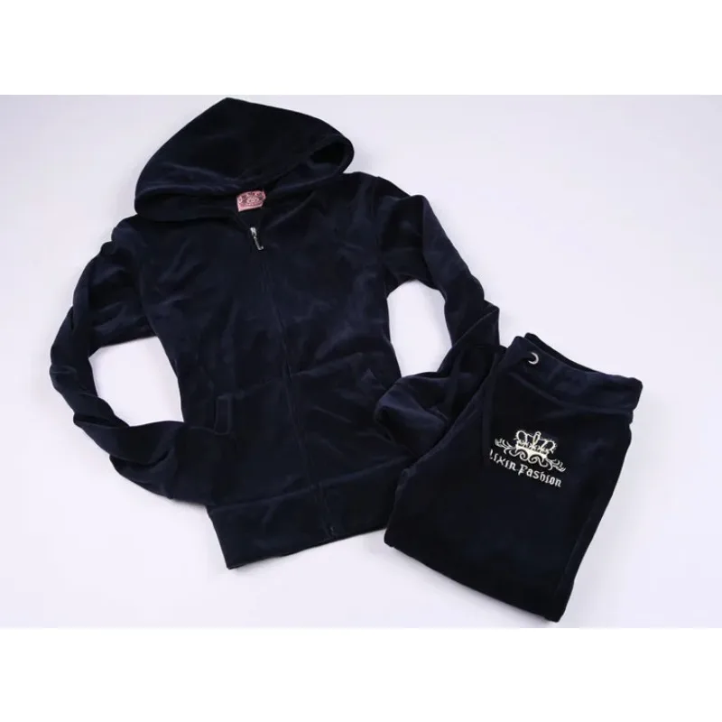 JC Tracksuit Women Velvet Wome - Streetwear Brands ulasan dan harga