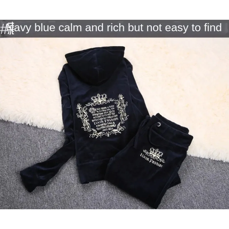 JC Tracksuit Women Velvet Wome - Streetwear Brands ulasan dan harga