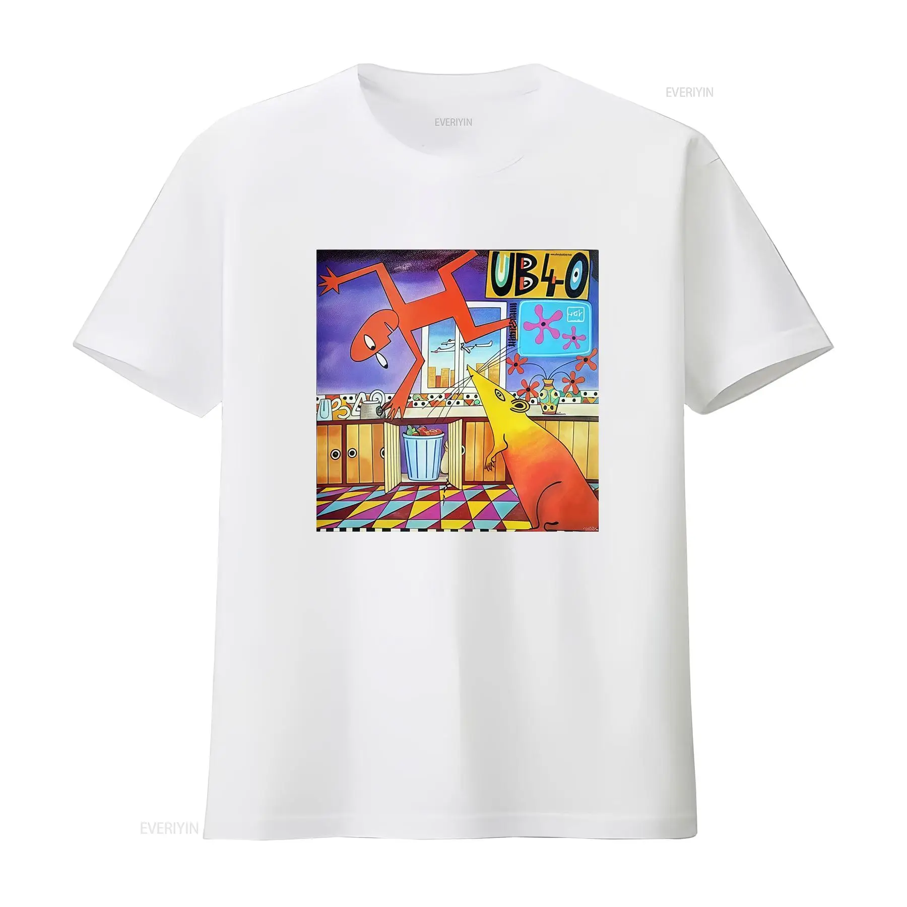 UB40 Rat In The Kitchen T Shir - Streetwear Brand Graphic Designer ulasan dan harga