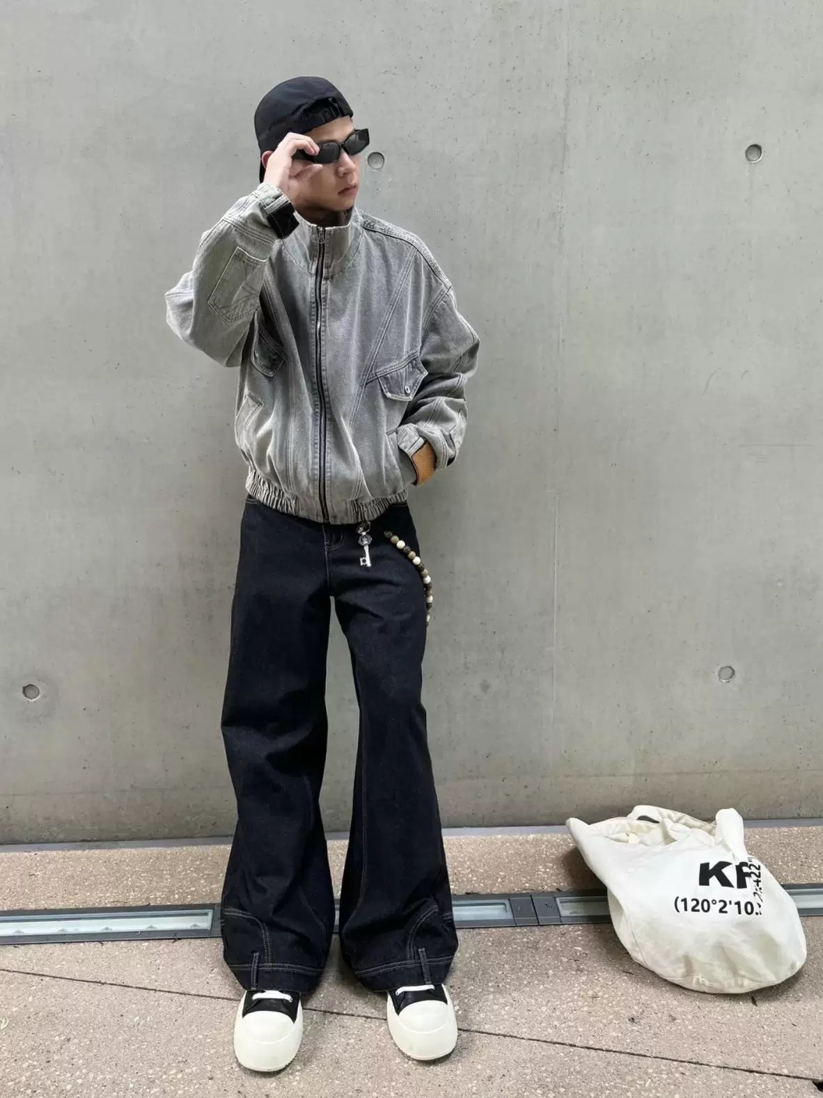 Jacket Coat Large Mens Outer F - Streetwear Brand Best ulasan dan harga