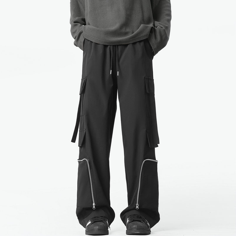Fashion Men Cargo Pants Loose  - Streetwear Brand Fashion ulasan dan harga