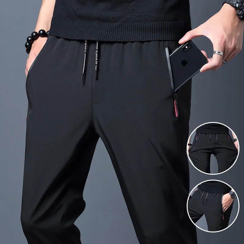 Men's Casual Pants Straight Sl - Streetwear Brand Joggers ulasan dan harga