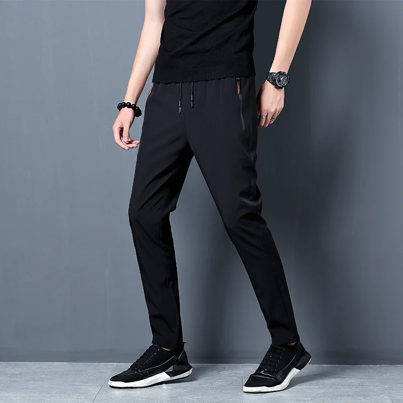 Men's Casual Pants Straight Sl - Streetwear Brand Joggers ulasan dan harga
