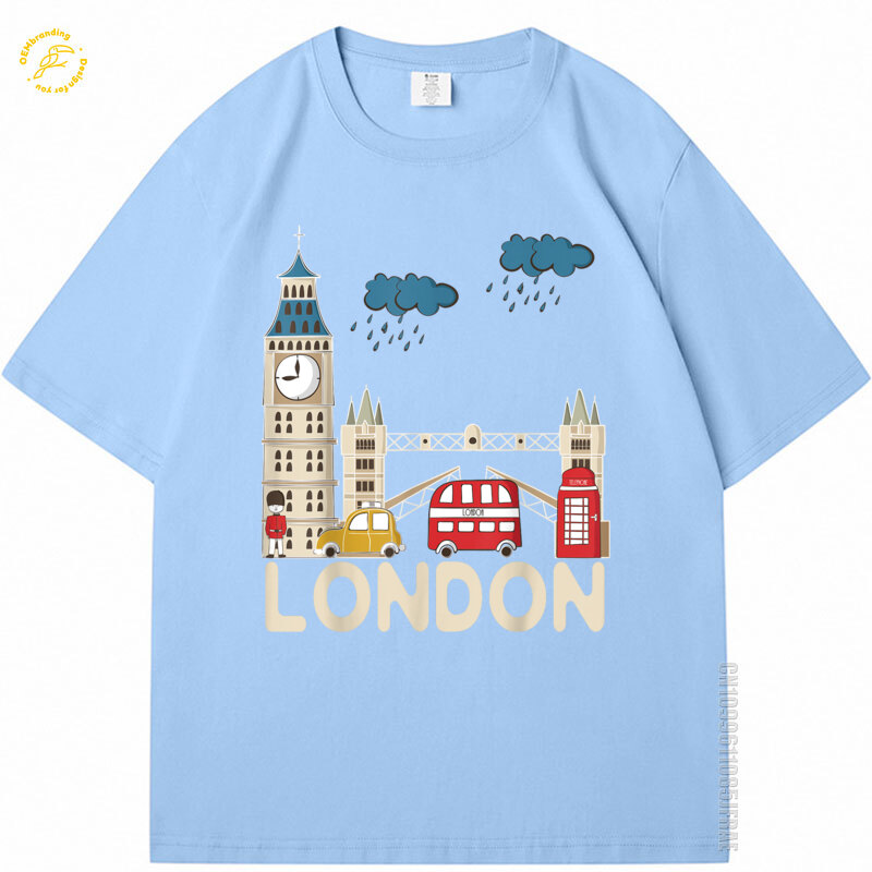 Rainy London Tshirt Cute Souve - Streetwear Brand London ulasan dan harga