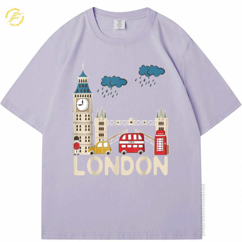 Rainy London Tshirt Cute Souve - Streetwear Brand London ulasan dan harga