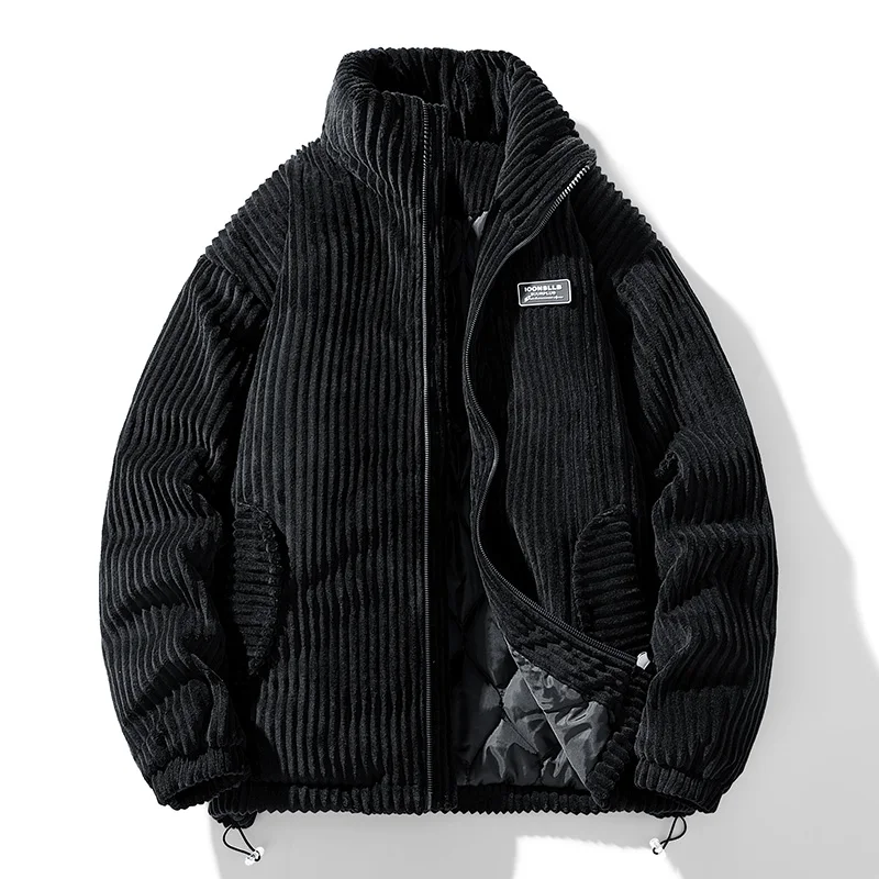 Men Winter Corduroy Puffer Jac - Streetwear Brand Fashion ulasan dan harga
